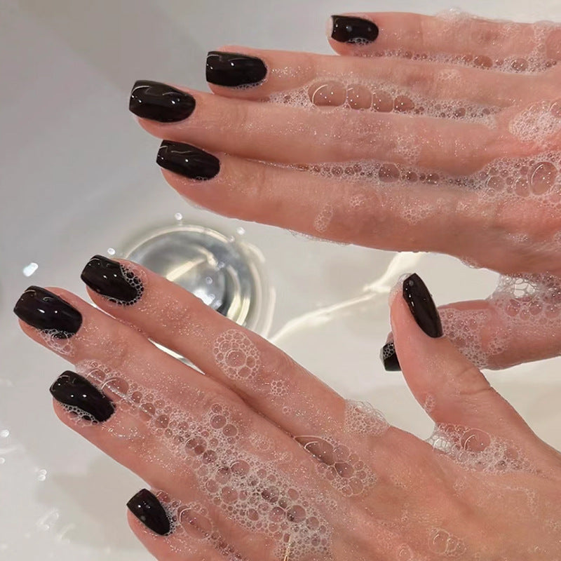 Solid Glossy Press-On Nails