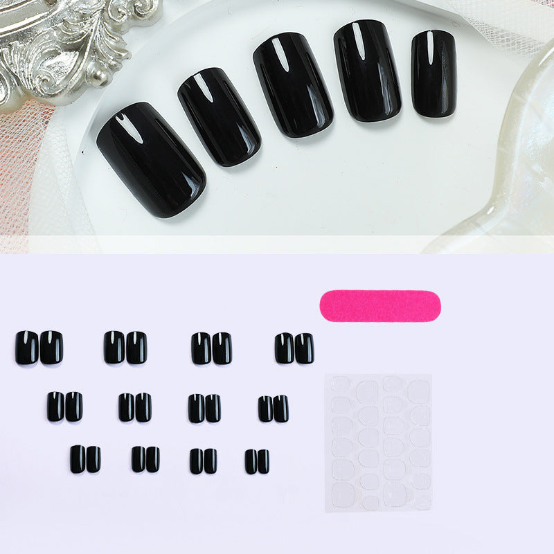 Solid Glossy Press-On Nails